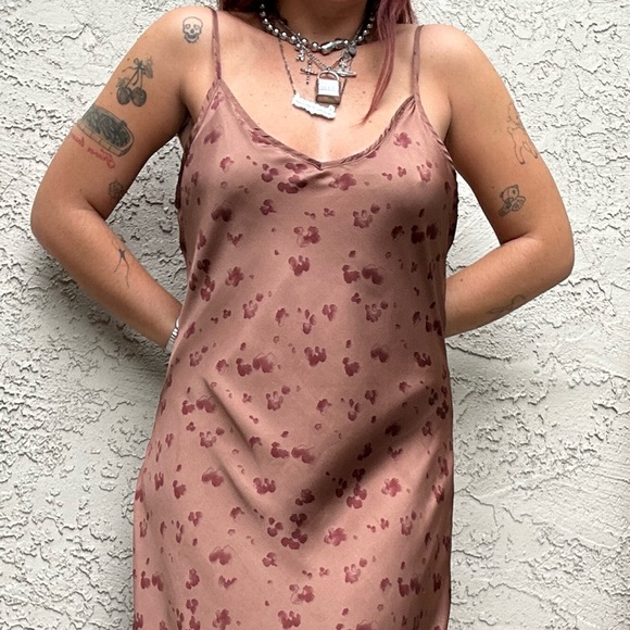 Dress Forum Brown Silky Maxi Dress - Picture 3 of 10